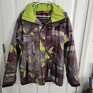 Quicksilver snowboarding jacket quiktech outdoors gorpcore sports youth 16